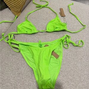 SKIMS Bright Lime Swimwear